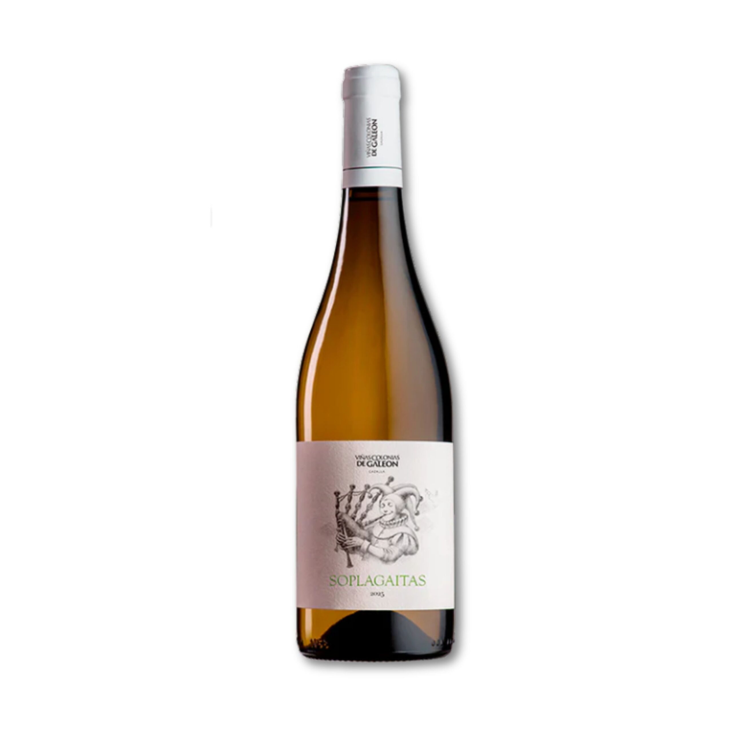 botella de vino soplagaitas de bodega colonias de galeón