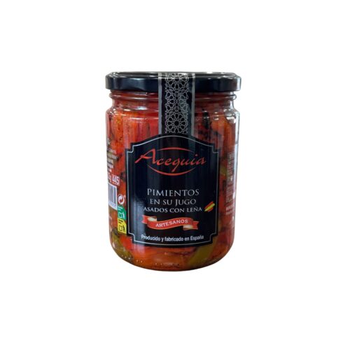 Pimientos en su jugo asados con leña - Acequia 445