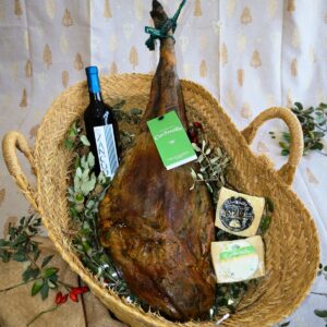 Lote Gran Reserva de Sabores | Jamón Ibérico, Quesos y Vino