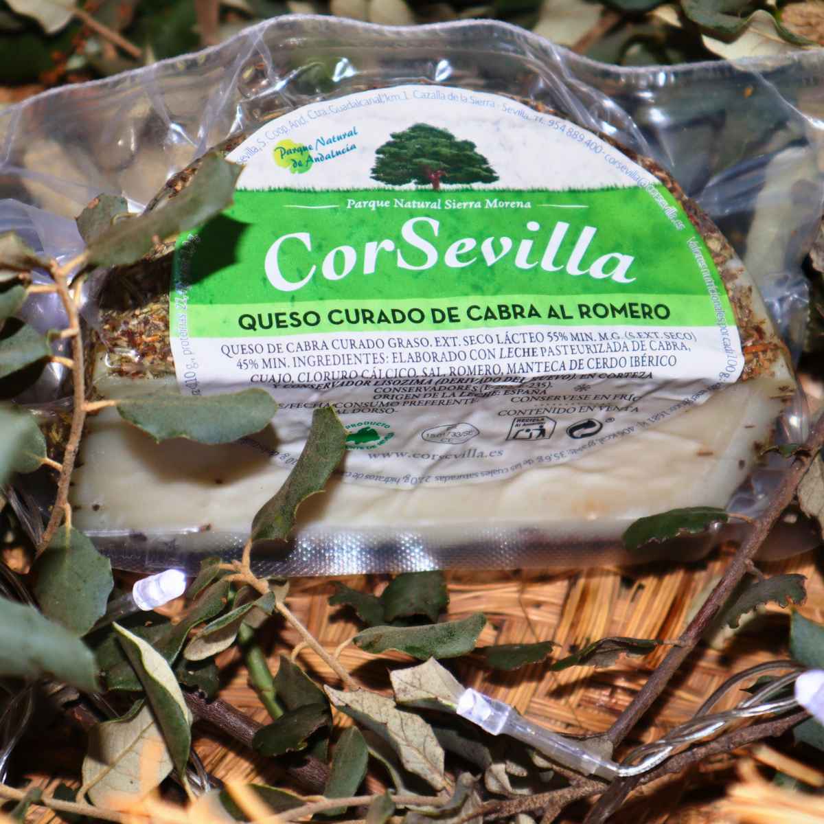 Lote Pasión por el Queso de CorSevilla con seis quesos de cabra y crema de queso con miel